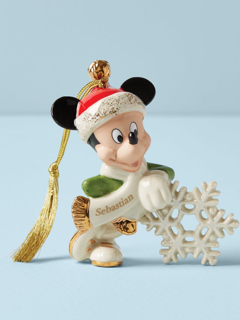 Personalized Mickey Mouse Snowflake Ornament