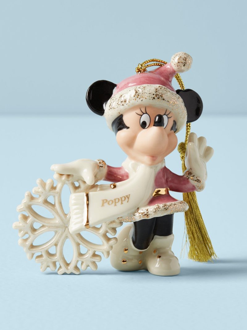 Personalized Minnie Mouse Snowflake Ornament